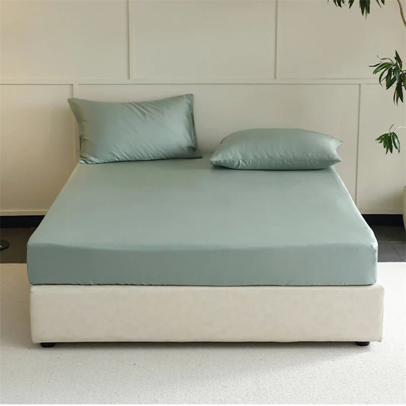 SILKVAULT – Luxury Mulberry Silk Fitted Sheet for Cool, Breathable Sleep