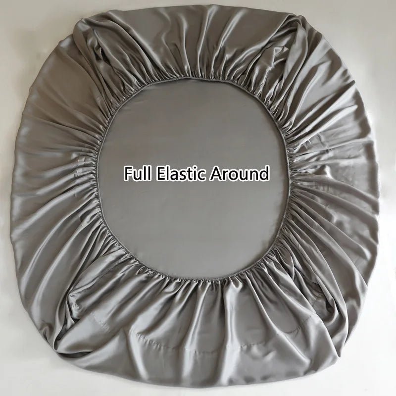 SILKVAULT – Luxury Mulberry Silk Fitted Sheet for Cool, Breathable Sleep