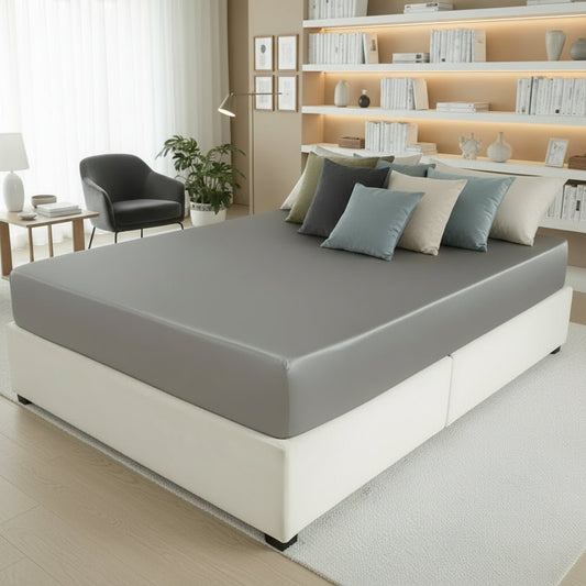 SILKVAULT – Luxury Mulberry Silk Fitted Sheet for Cool, Breathable Sleep