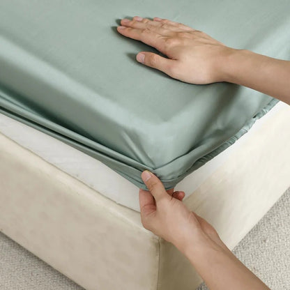 SILKVAULT – Luxury Mulberry Silk Fitted Sheet for Cool, Breathable Sleep