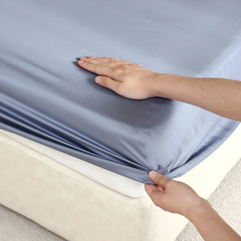 SILKVAULT – Luxury Mulberry Silk Fitted Sheet for Cool, Breathable Sleep