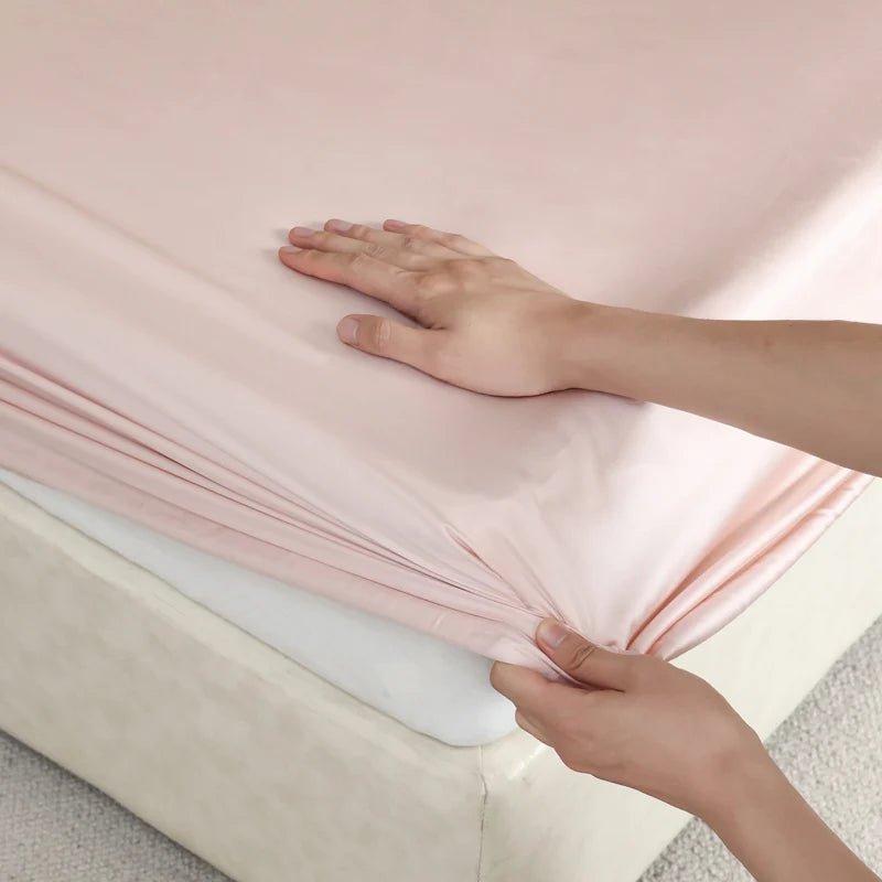SILKVAULT – Luxury Mulberry Silk Fitted Sheet for Cool, Breathable Sleep