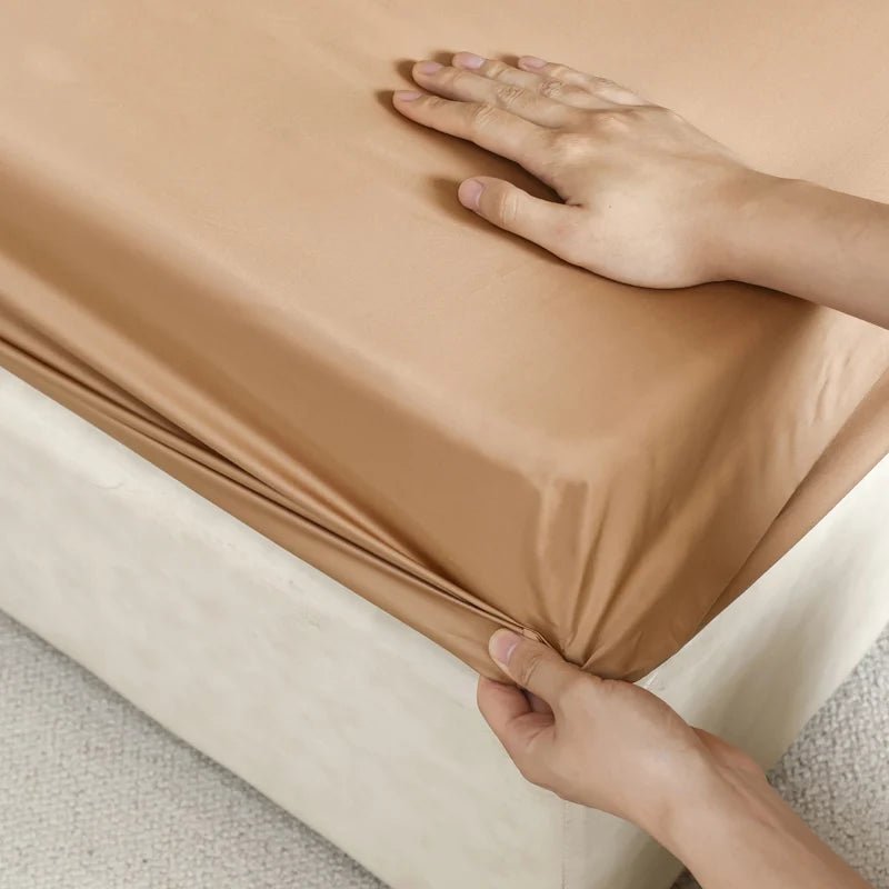 SILKVAULT – Luxury Mulberry Silk Fitted Sheet for Cool, Breathable Sleep