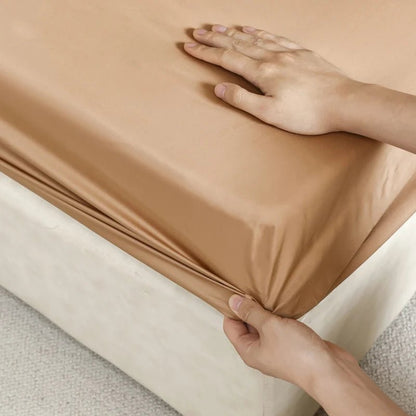 SILKVAULT – Luxury Mulberry Silk Fitted Sheet for Cool, Breathable Sleep