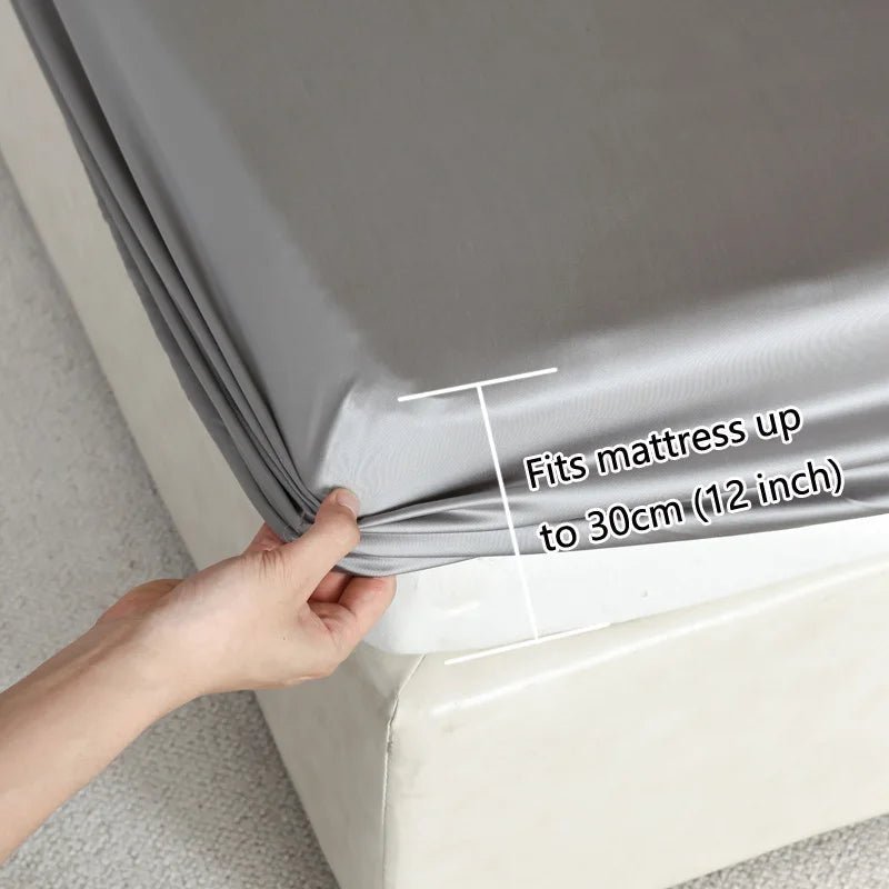 SILKVAULT – Luxury Mulberry Silk Fitted Sheet for Cool, Breathable Sleep