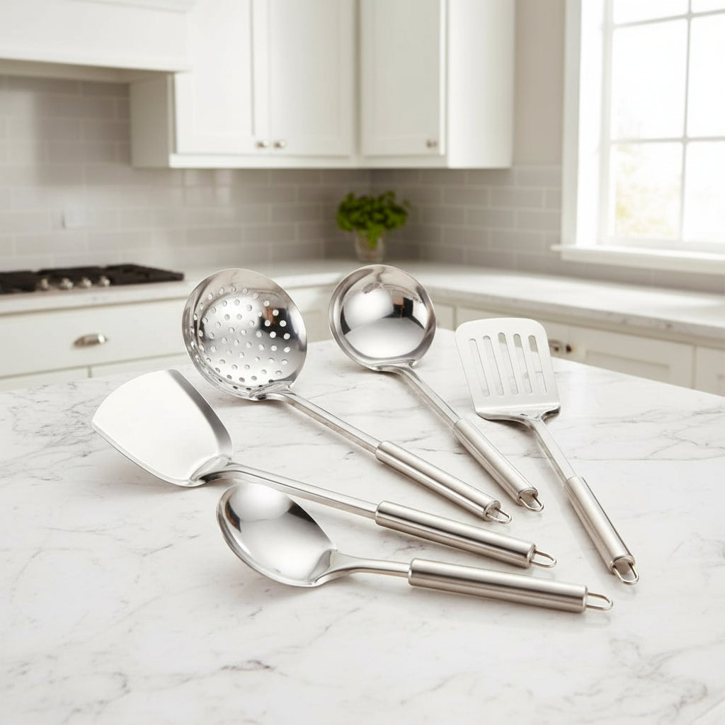 SizzlePro Set – Heatproof Utensils for High-Temperature Work