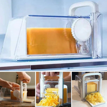 SLICEFLEX – Adjustable Precision Cheese Slicer for Soft & Hard Cheeses