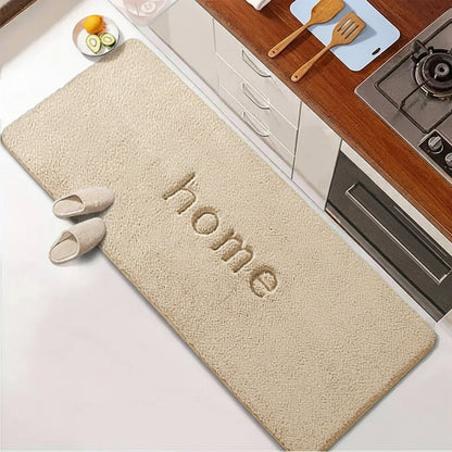 SOFTSTEP – Non-Slip Absorbent Flannel Mat for Everyday Home Use