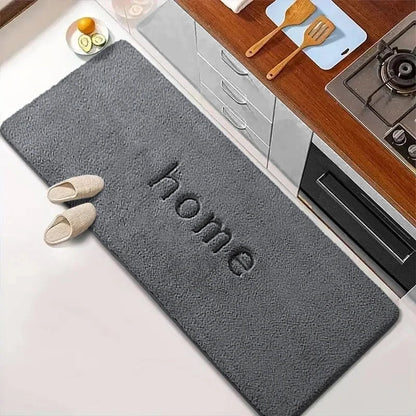 SOFTSTEP – Non-Slip Absorbent Flannel Mat for Everyday Home Use