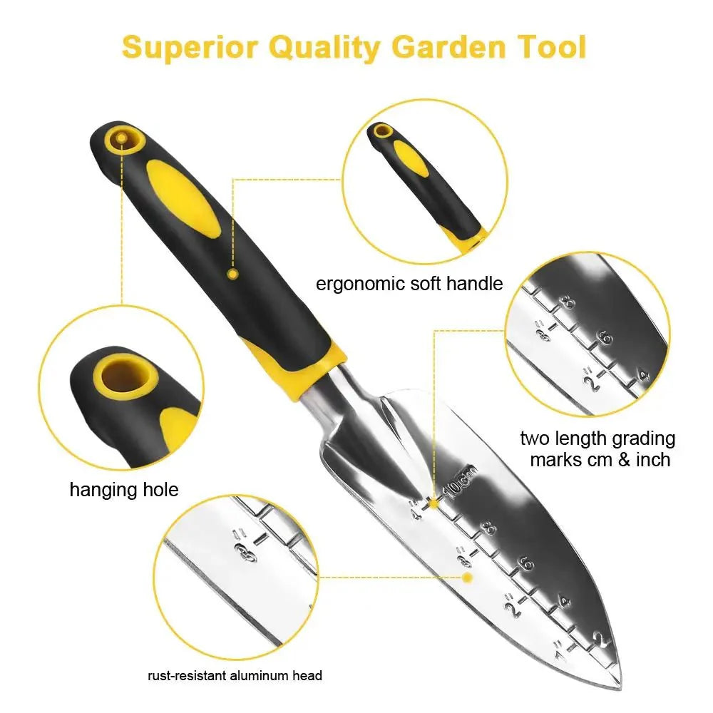 SOILARA – Ergonomic Stainless Steel Garden Tool Set