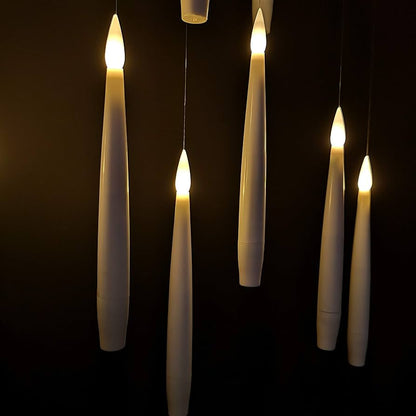 SPELLFLAME – Battery Operated Flameless Floating Candles with Magic Wand Remote