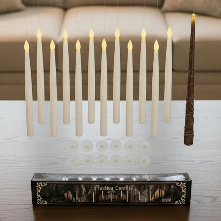 SPELLFLAME – Battery Operated Flameless Floating Candles with Magic Wand Remote