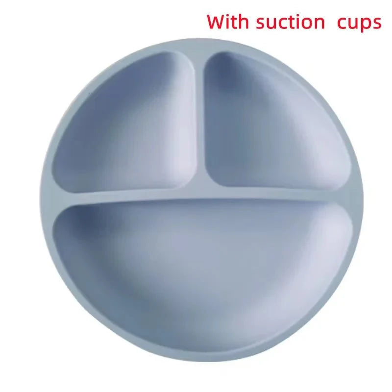 SPILLSTOP PLATE – Silicone Suction Plate for Toddlers with Strong Base (BPA Free)
