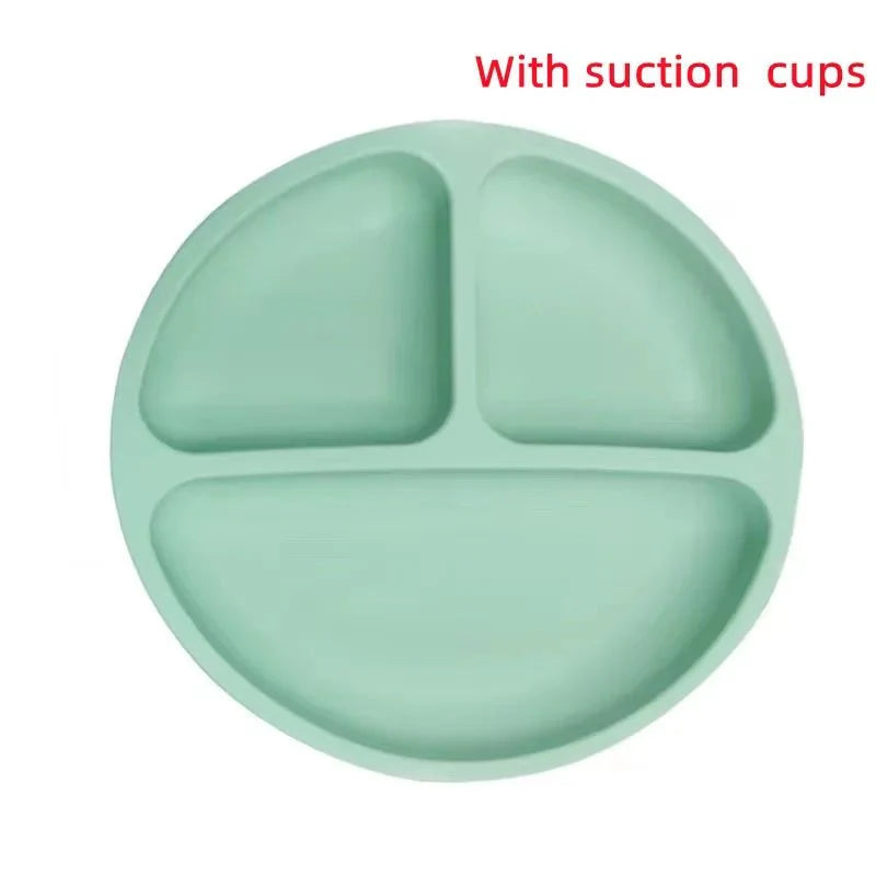 SPILLSTOP PLATE – Silicone Suction Plate for Toddlers with Strong Base (BPA Free)