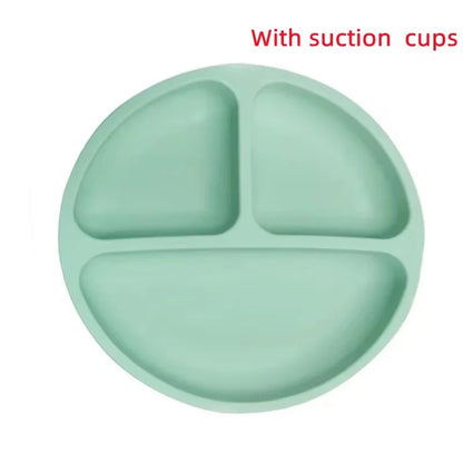 SPILLSTOP PLATE – Silicone Suction Plate for Toddlers with Strong Base (BPA Free)
