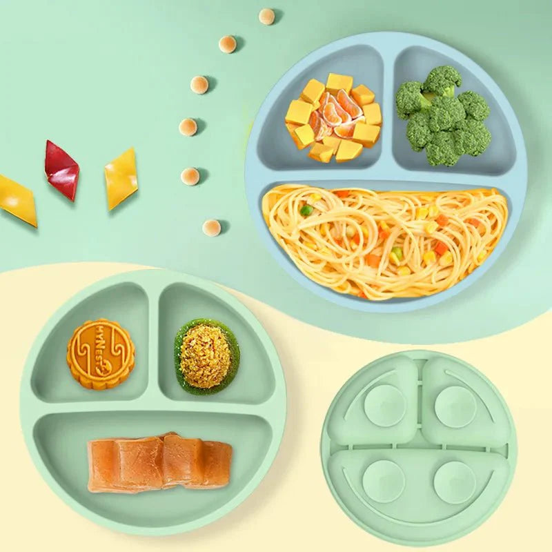 SPILLSTOP PLATE – Silicone Suction Plate for Toddlers with Strong Base (BPA Free)