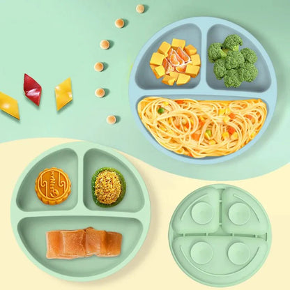 SPILLSTOP PLATE – Silicone Suction Plate for Toddlers with Strong Base (BPA Free)