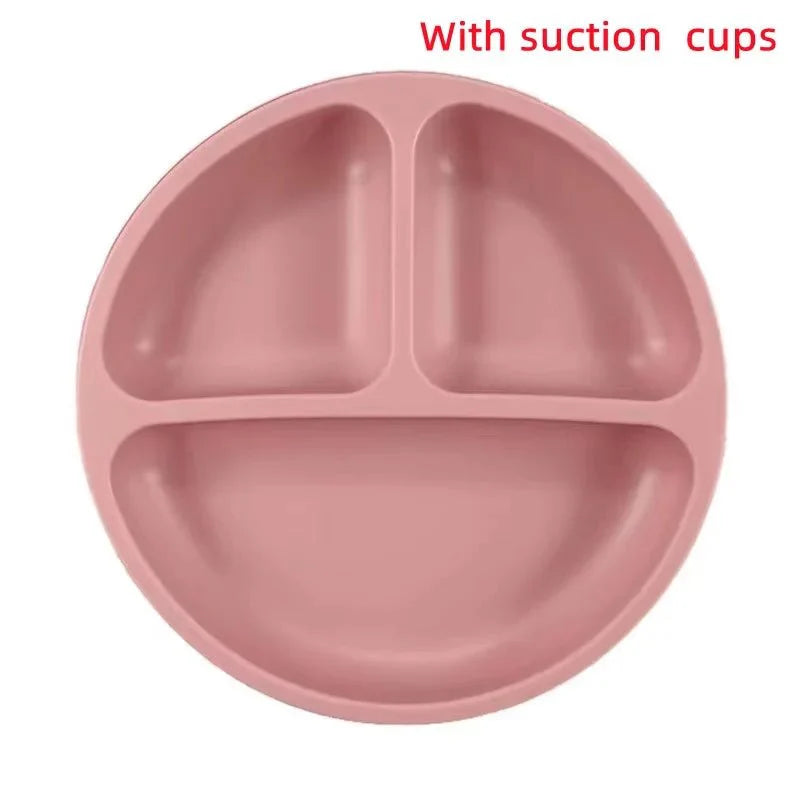SPILLSTOP PLATE – Silicone Suction Plate for Toddlers with Strong Base (BPA Free)