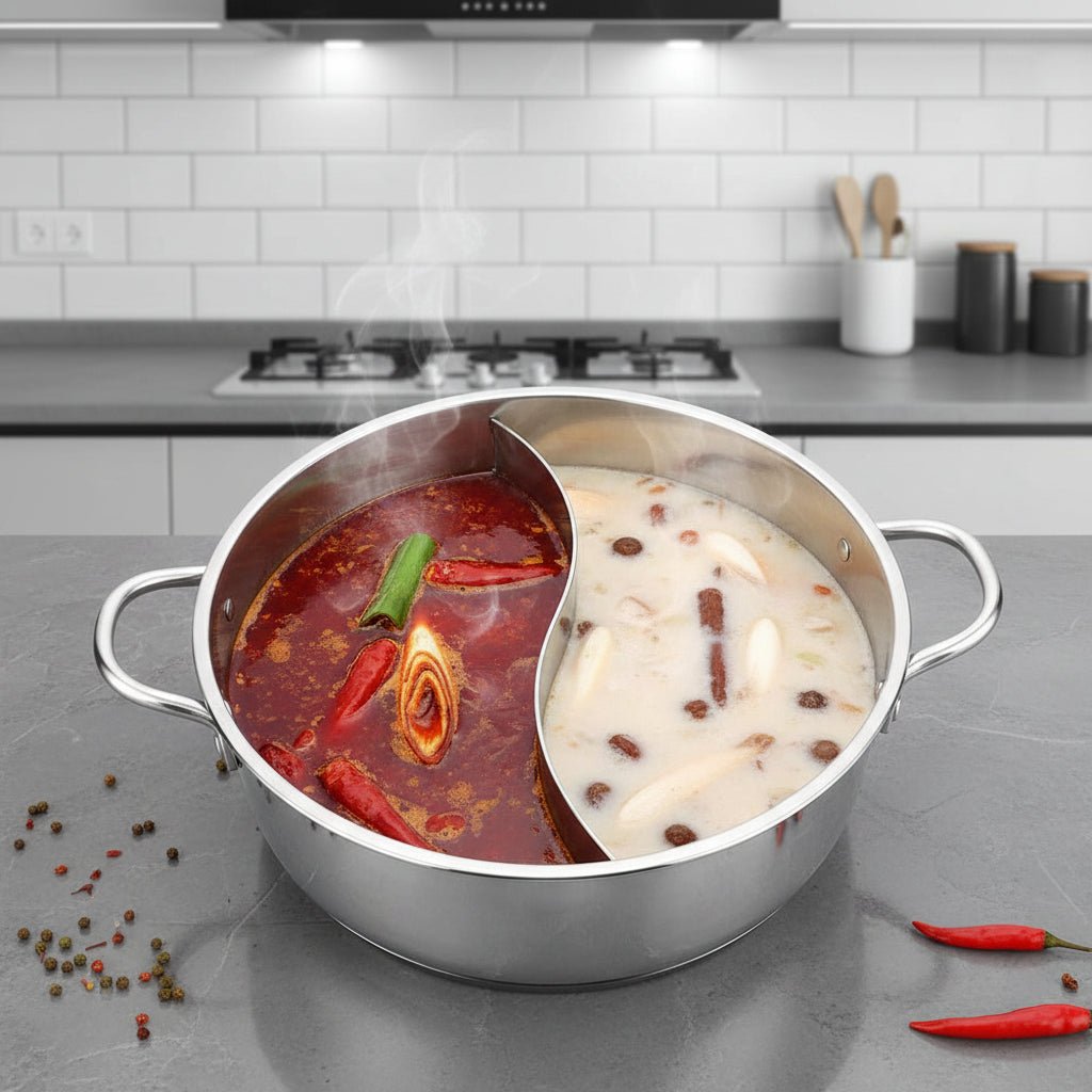 SPLITBOIL – Twin Divided Hot Pot for Two-Taste Cooking