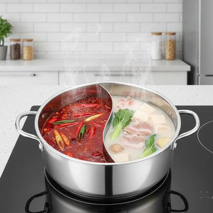 SPLITBOIL – Twin Divided Hot Pot for Two-Taste Cooking