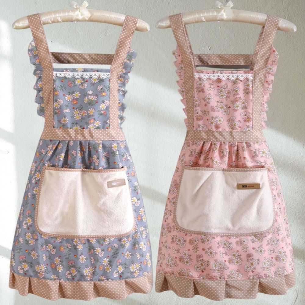 StainShield – Elegant Floral Apron with Full Coverage  SEO Title