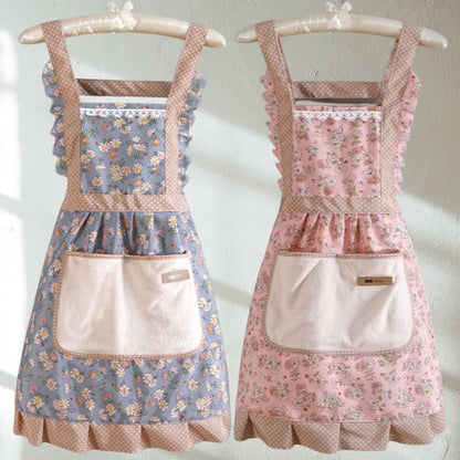StainShield – Elegant Floral Apron with Full Coverage  SEO Title