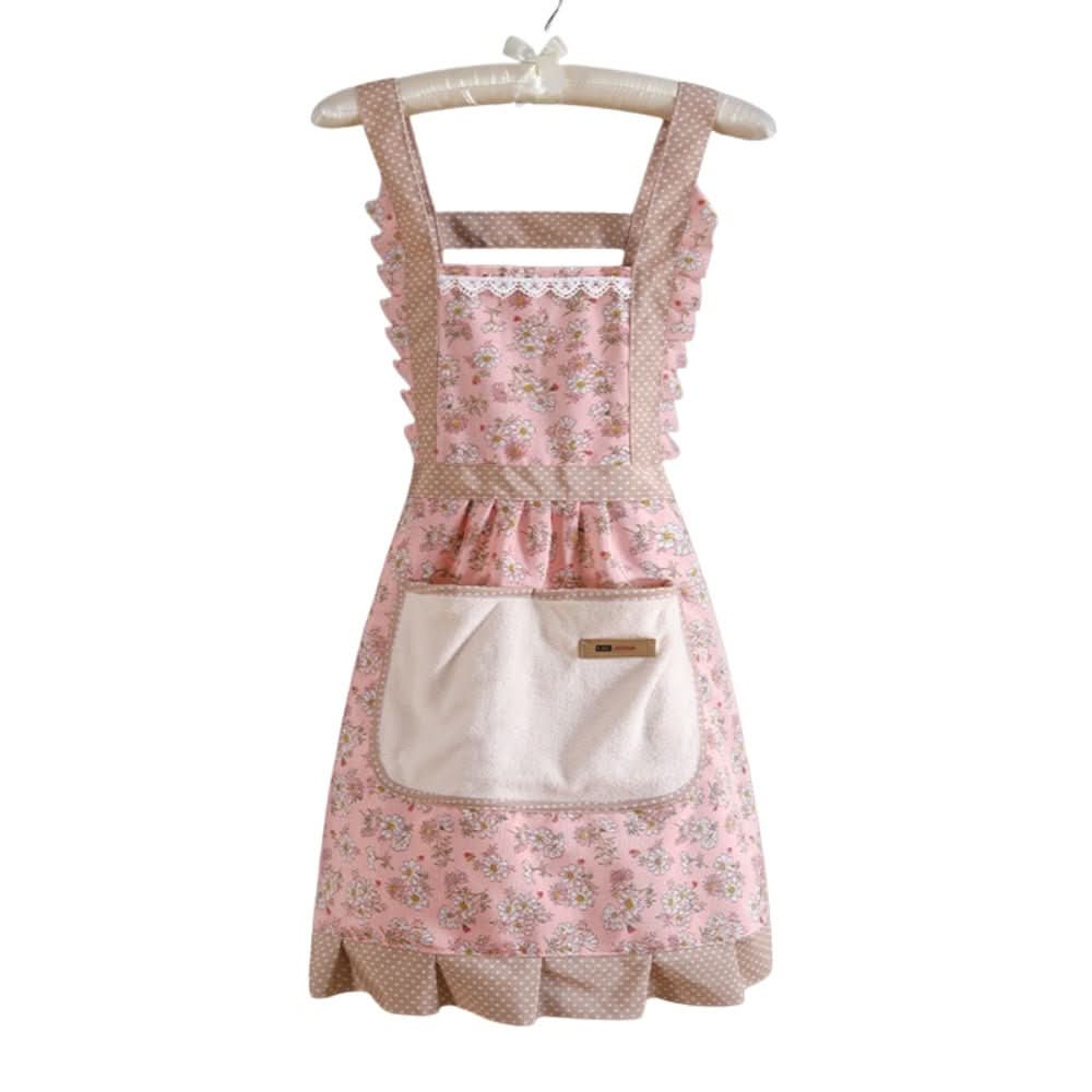 StainShield – Elegant Floral Apron with Full Coverage  SEO Title