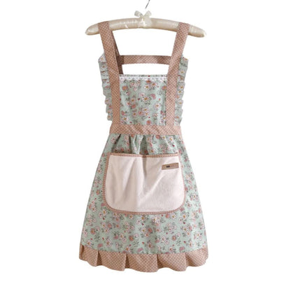 StainShield – Elegant Floral Apron with Full Coverage  SEO Title