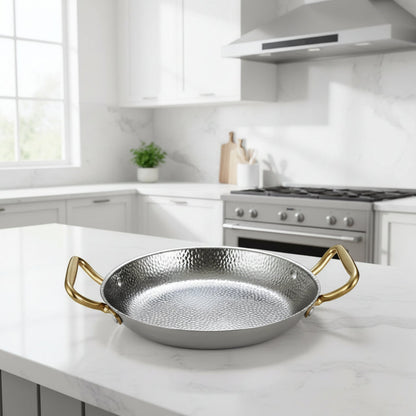 CHEFSTEEL – Hammered Stainless Steel Pot for Sauces, Pans & Versatile Cooking