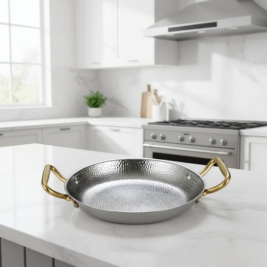 CHEFSTEEL – Hammered Stainless Steel Pot for Sauces, Pans & Versatile Cooking