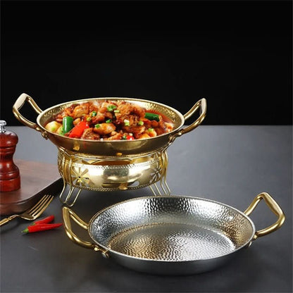CHEFSTEEL – Hammered Stainless Steel Pot for Sauces, Pans & Versatile Cooking