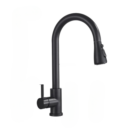 STEELLINE – High Arc Pull-Out Kitchen Faucet with Clean Minimalist Look