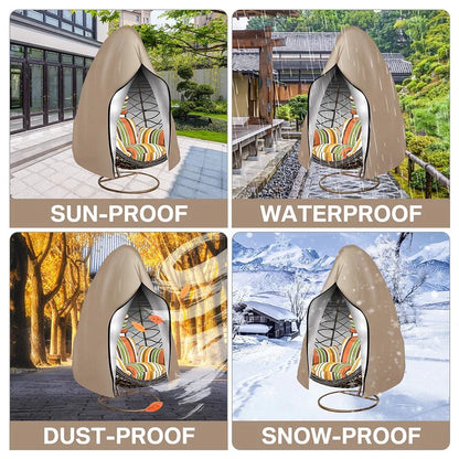 STORMSHELL – Waterproof Egg Chair Cover for All-Season Outdoor Protection