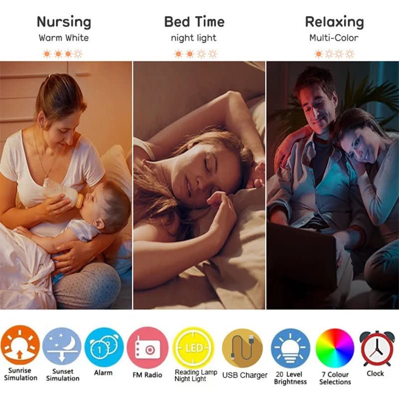 SunRise Clock – Natural Wake-Up Light With Soothing Sound Experience