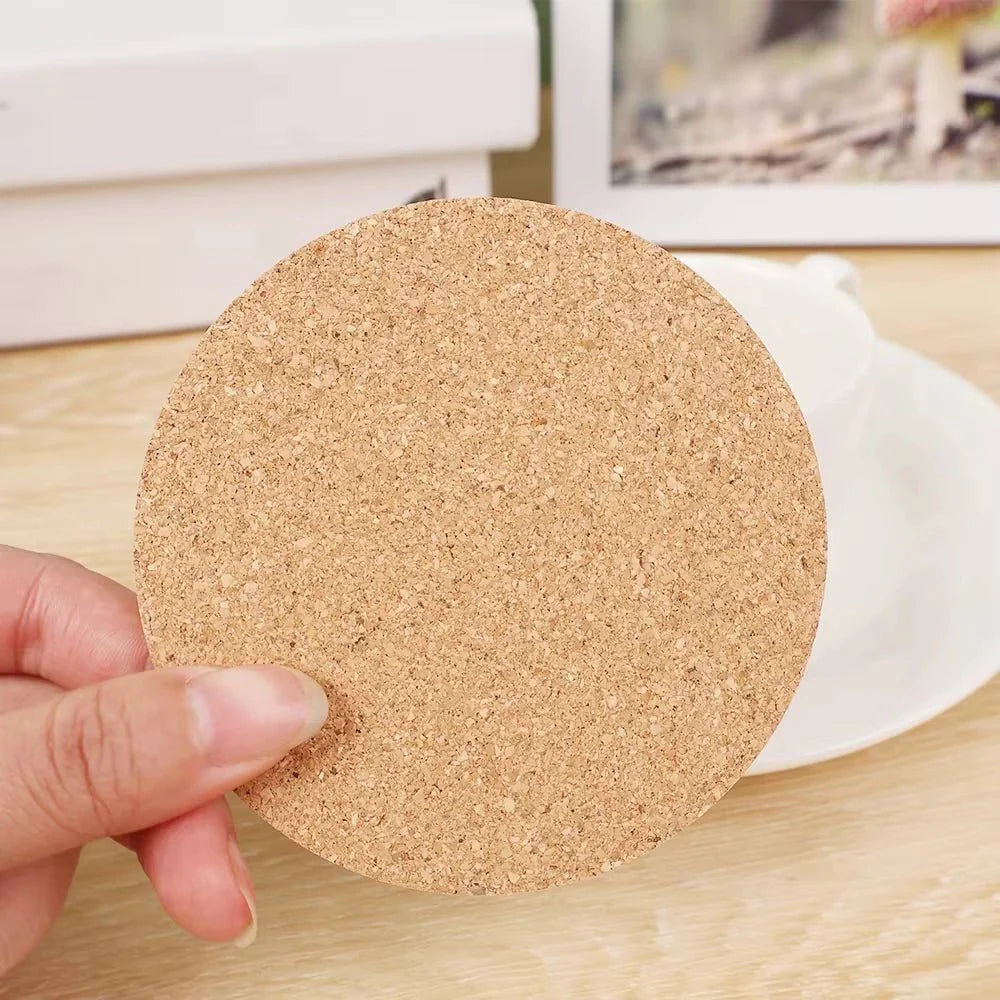 TABLEAF – Natural Wooden Coasters for Elegant Table Protection