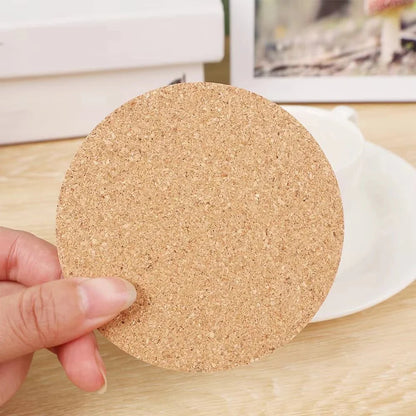 TABLEAF – Natural Wooden Coasters for Elegant Table Protection