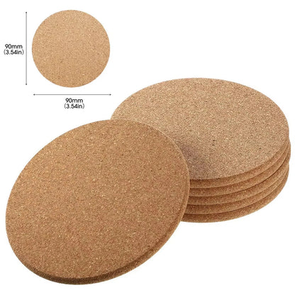 TABLEAF – Natural Wooden Coasters for Elegant Table Protection