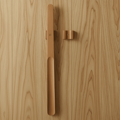 TALLGRIP – Extra-Long Magnetic Wooden Shoehorn for Effortless Wear