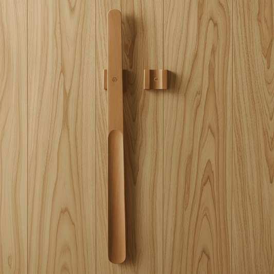 TALLGRIP – Extra-Long Magnetic Wooden Shoehorn for Effortless Wear