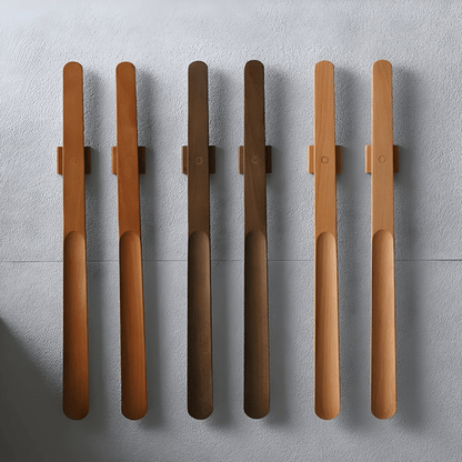 TALLGRIP – Extra-Long Magnetic Wooden Shoehorn for Effortless Wear