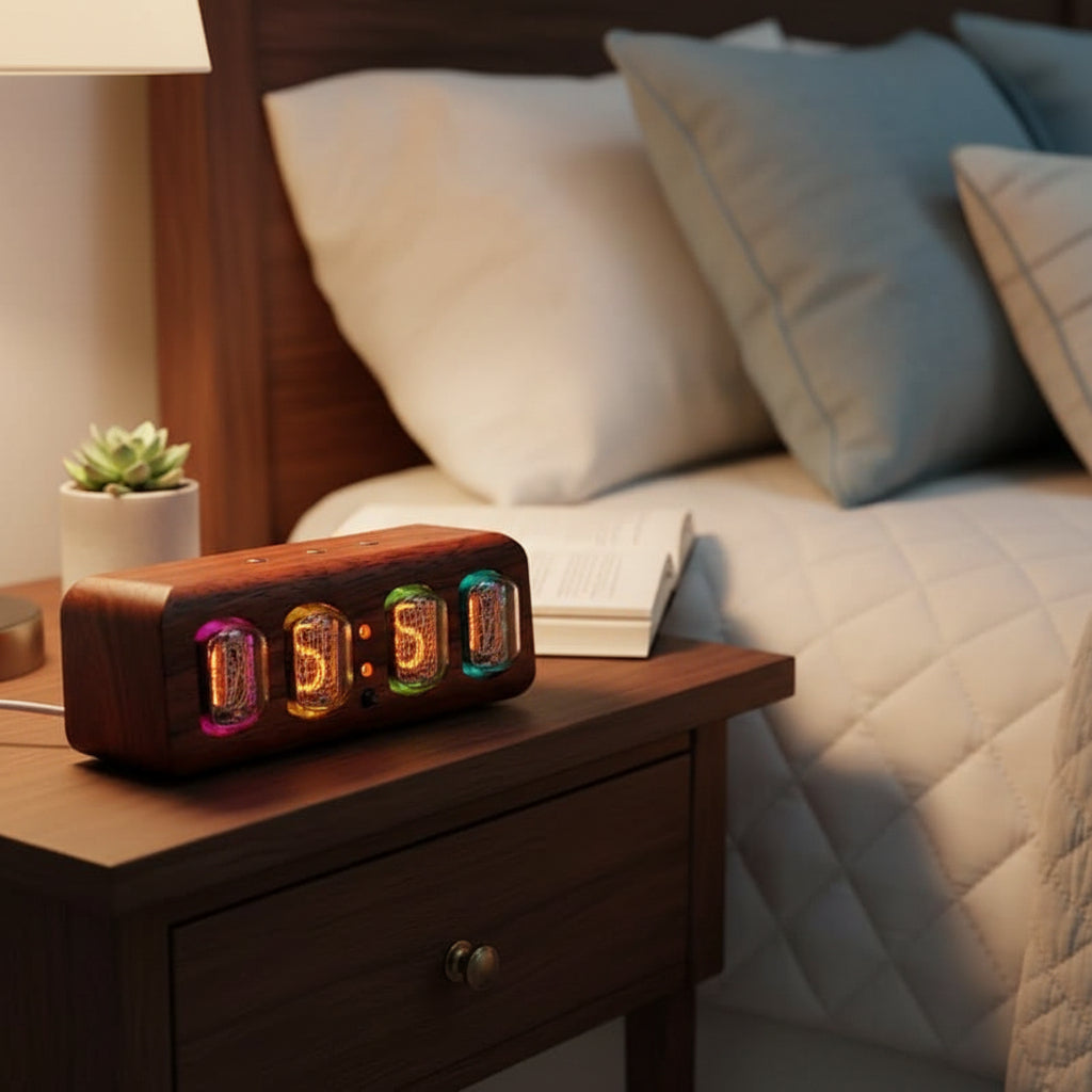 TEMPUSGLOW – Nixie Tube Clock with Bluetooth Control