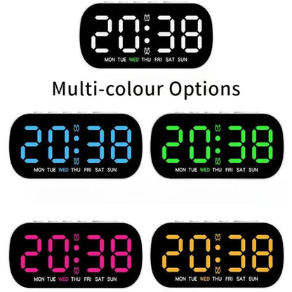 TEMPWATCH – LED Digital Alarm Clock with Dual Alarm & Temperature Display