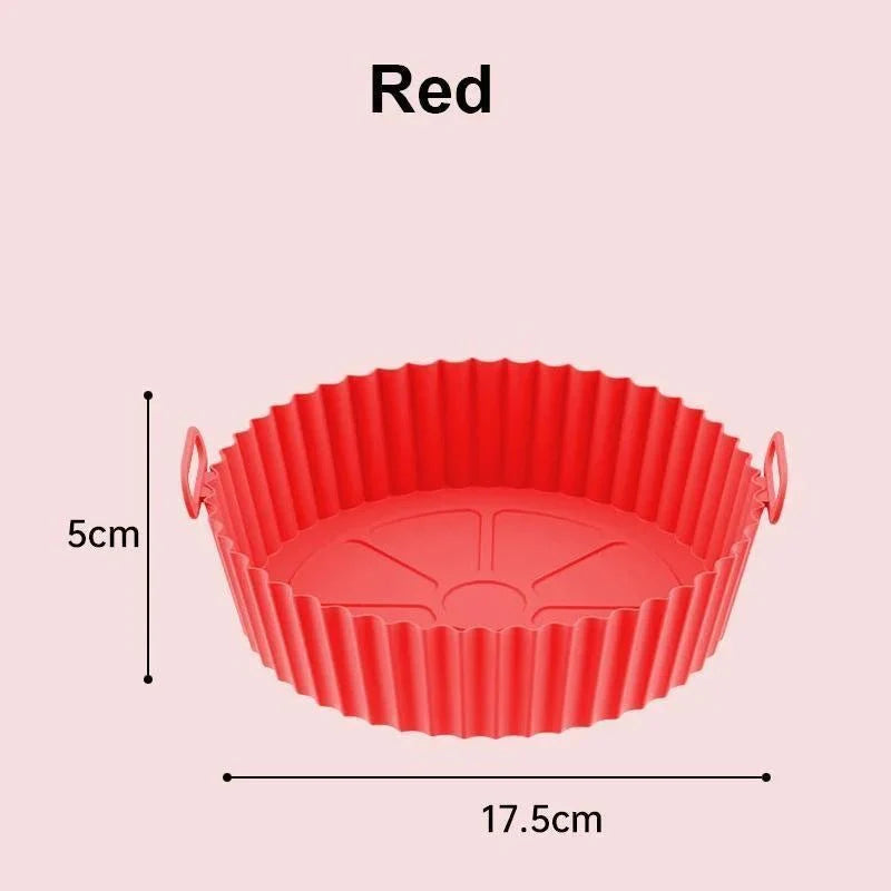 THERMOFRY – Reusable Silicone Air Fryer Liner for Clean, Non-Stick Cooking