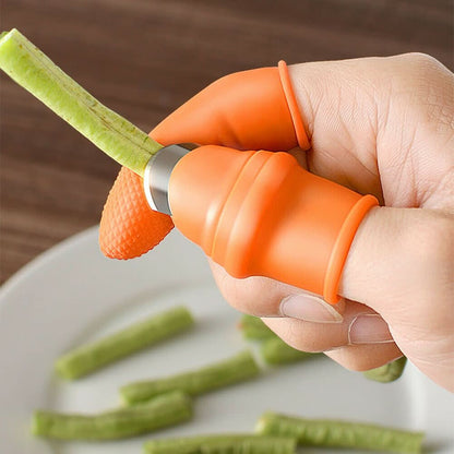 FingerBlade Safety – Stainless Steel Cutter with Protective Silicone Base