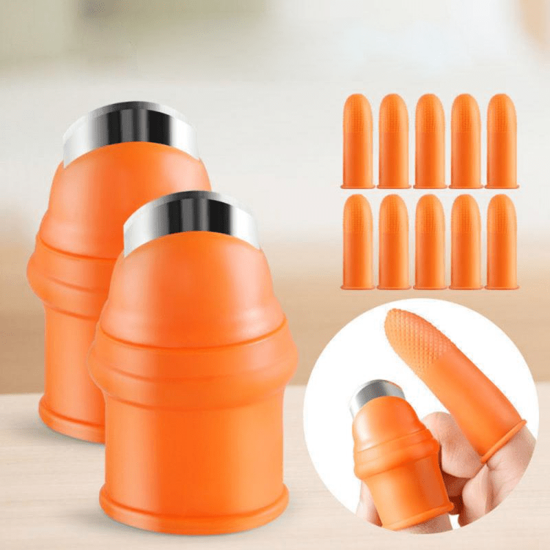 FingerBlade Safety – Stainless Steel Cutter with Protective Silicone Base