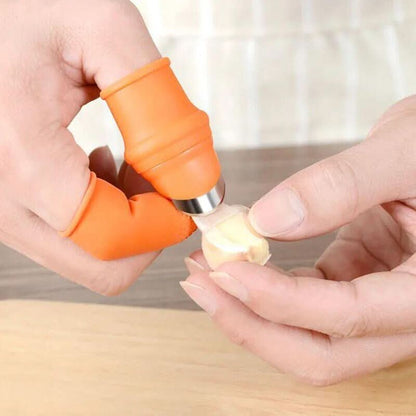 FingerBlade Safety – Stainless Steel Cutter with Protective Silicone Base