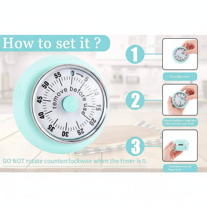 TIMECLIP – Compact Magnetic Timer with Bright Screen and Loud Sound