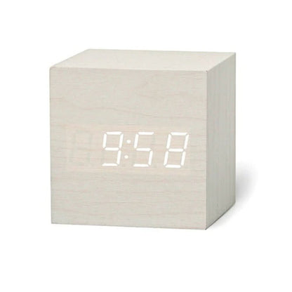 ZENICUBE – Minimalist LED Alarm Clock with Time, Date & Temperature Display