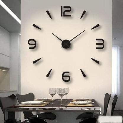 DEPTHAURA – Silent 3D Acrylic Wall Clock for Modern Interiors