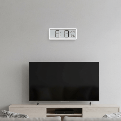 TIMESENSE – Large Digital Wall Clock with LED Display and Climate Sensor